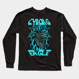 Cyborg Eagle Long Sleeve T-Shirt